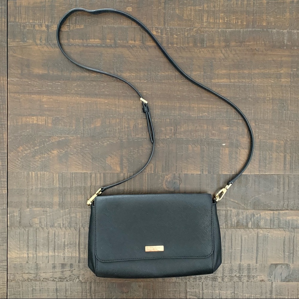 Kate Spade Black Leather Crossbody Bag